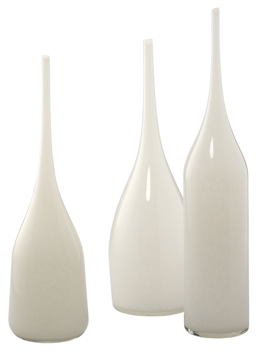 Pixie Decorative Vases (set of 3)-Jamie Young-JAMIEYO-7PIXI-VAWH-VasesWhite-2-France and Son