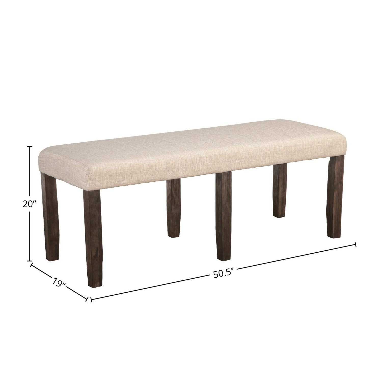 Brayden Dining Bench-Jaipur-Alpine-2019-03-Benches-5-France and Son