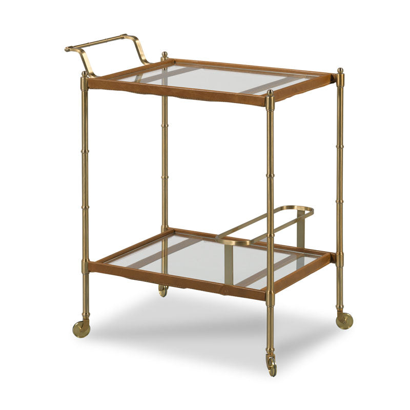Tipple Table Bar Cart-Woodbridge Furniture-WOODB-CK104-55-Bar Storage-1-France and Son
