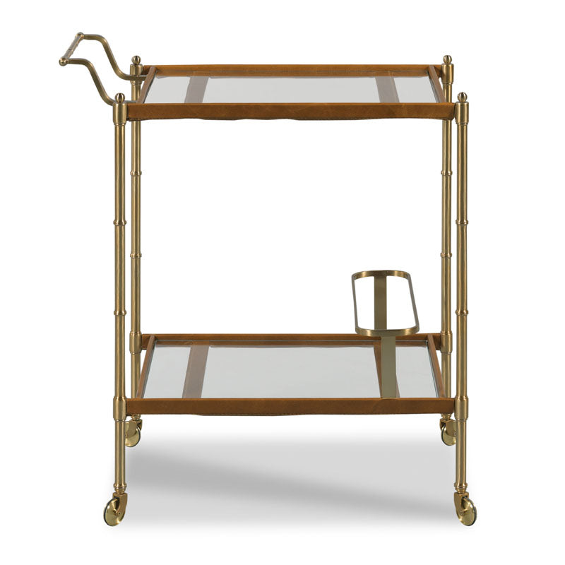 Tipple Table Bar Cart-Woodbridge Furniture-WOODB-CK104-55-Bar Storage-4-France and Son