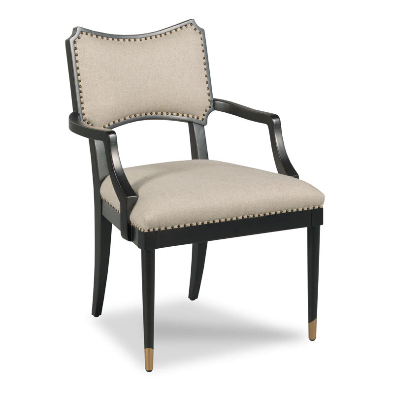 Powers Arm Chair-Woodbridge Furniture-WOODB-CK702-45-Dining ChairsBlack-5-France and Son