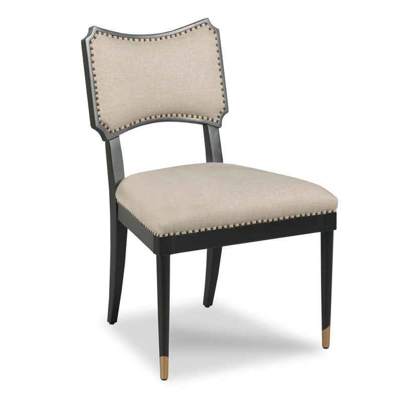 Powers Side Chair-Woodbridge Furniture-WOODB-CK703-45-Dining ChairsBlack-4-France and Son