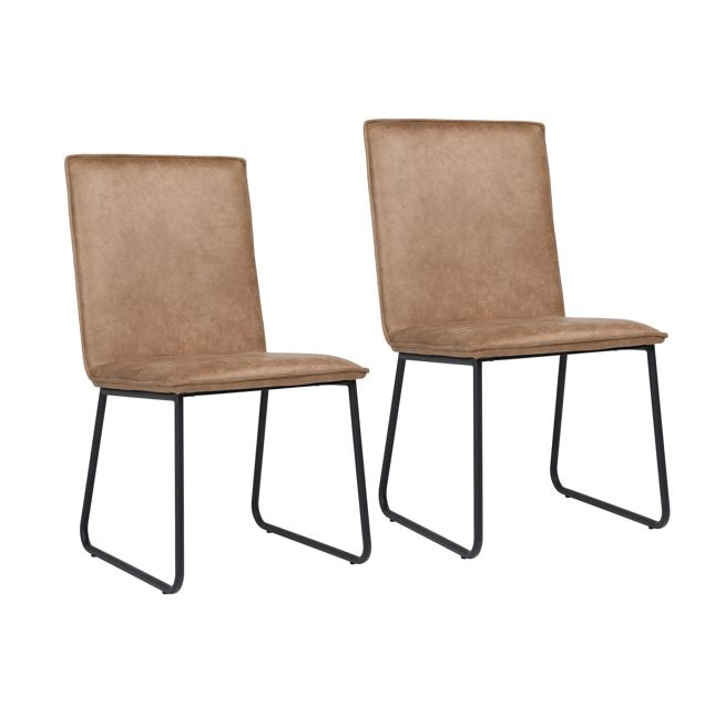 Arlington Dining Chair Set Of 2-Dovetail-DOVE-DOV12201-Dining Chairs-2-France and Son