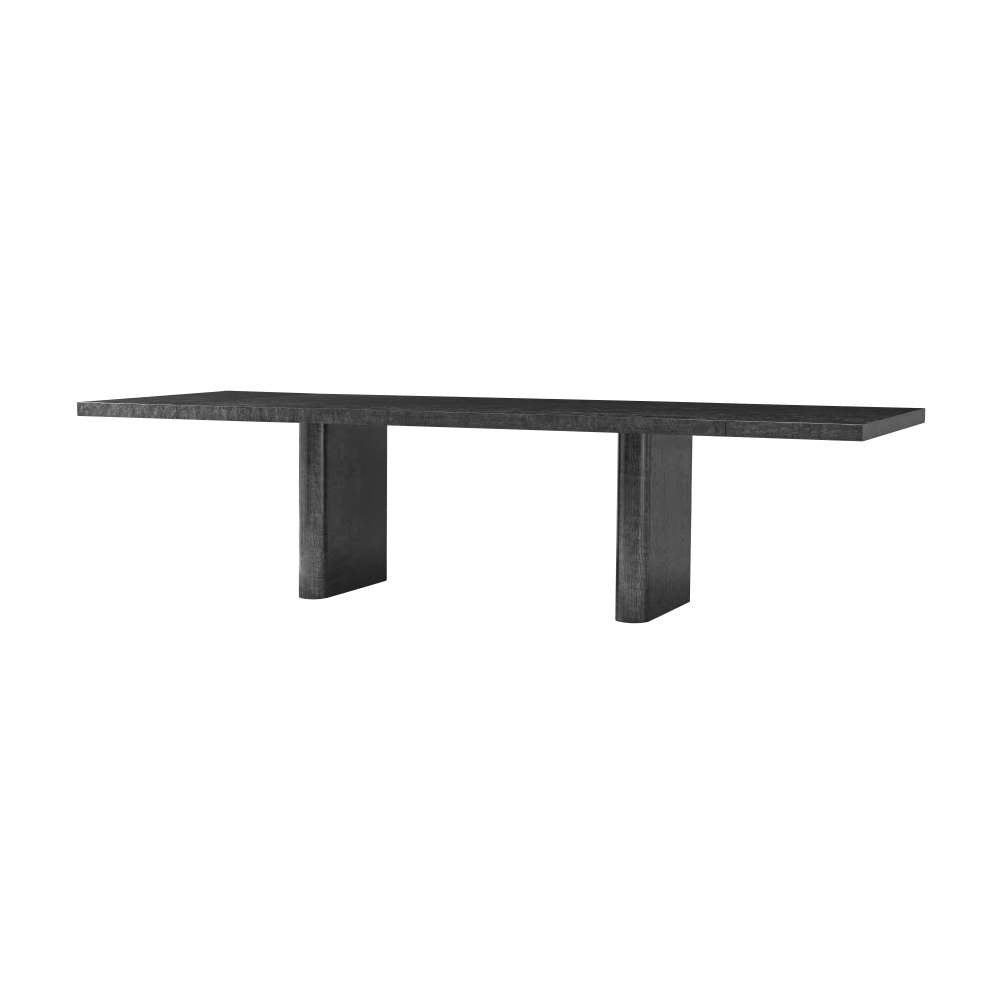 Kesden Extension Dining Table-Theodore Alexander-THEO-TA54124.C354-Dining TablesSilent Black-2-France and Son