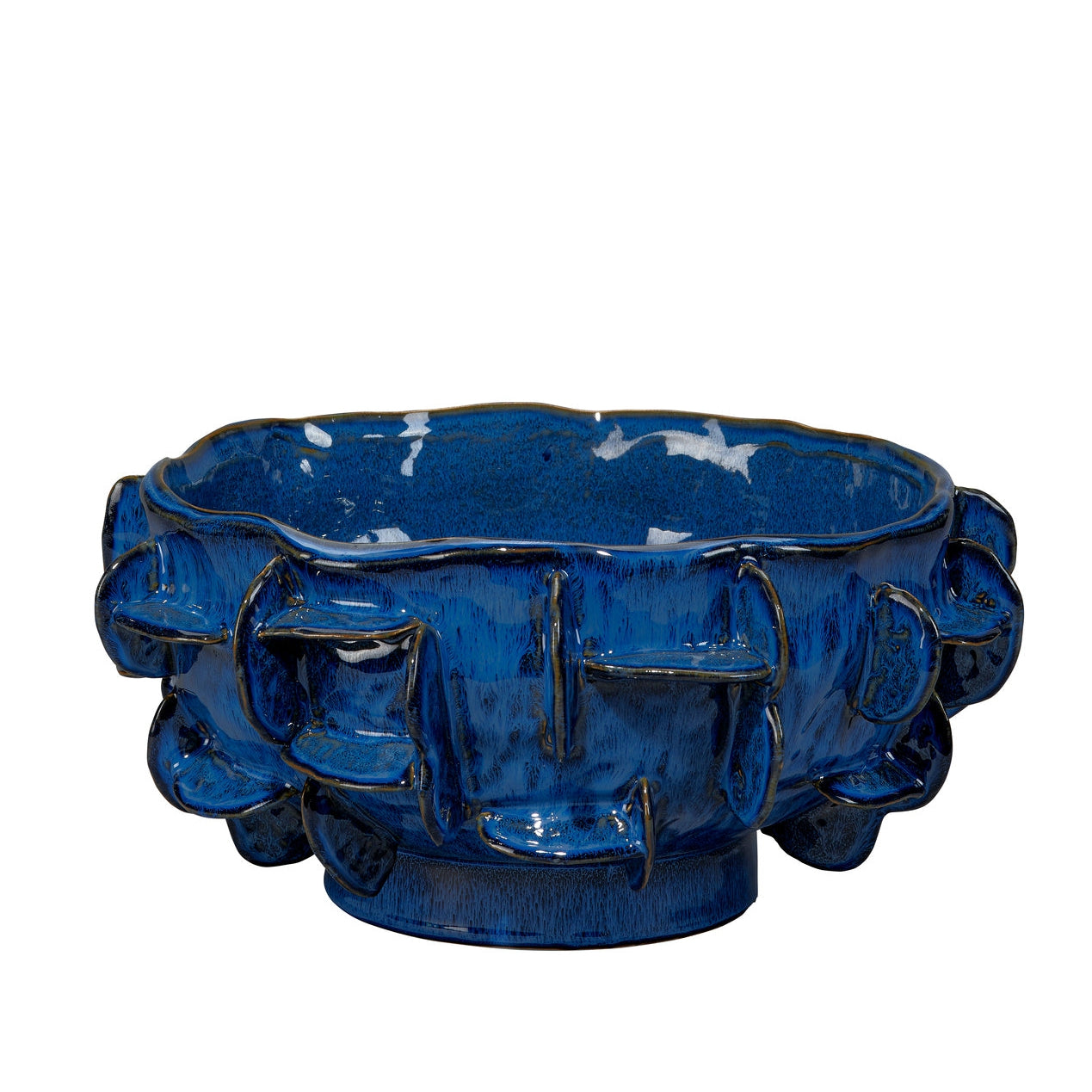 Helios Bowl-Jamie Young-JAMIEYO-7HELI-BOCO-Decorative ObjectsBlue-1-France and Son