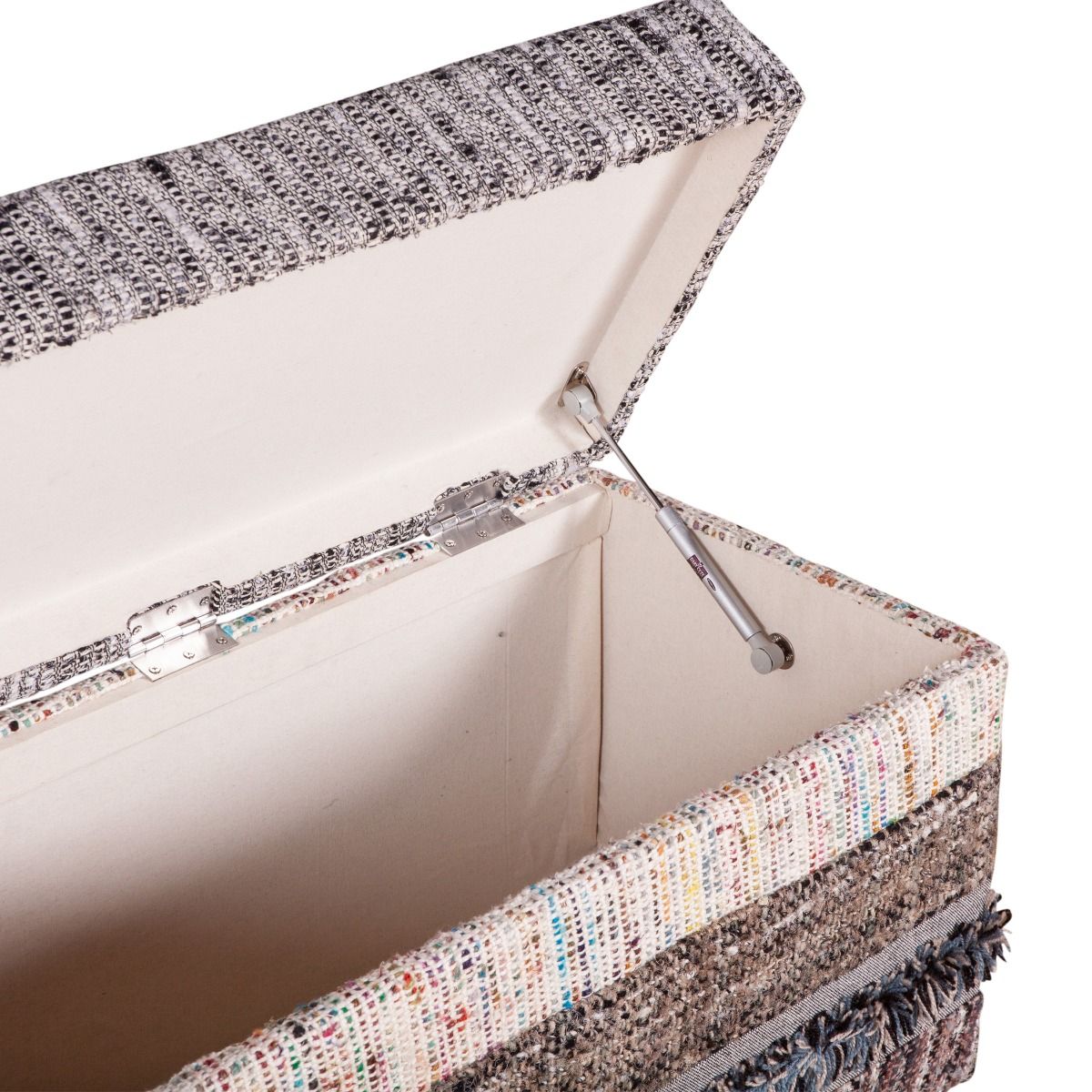 Marrakech 32" Upholstered Multi-Color Accent Storage Ottoman-Home Trends & Designs-HOMETD-FMK-CT32SB-Stools & Ottomans-4-France and Son