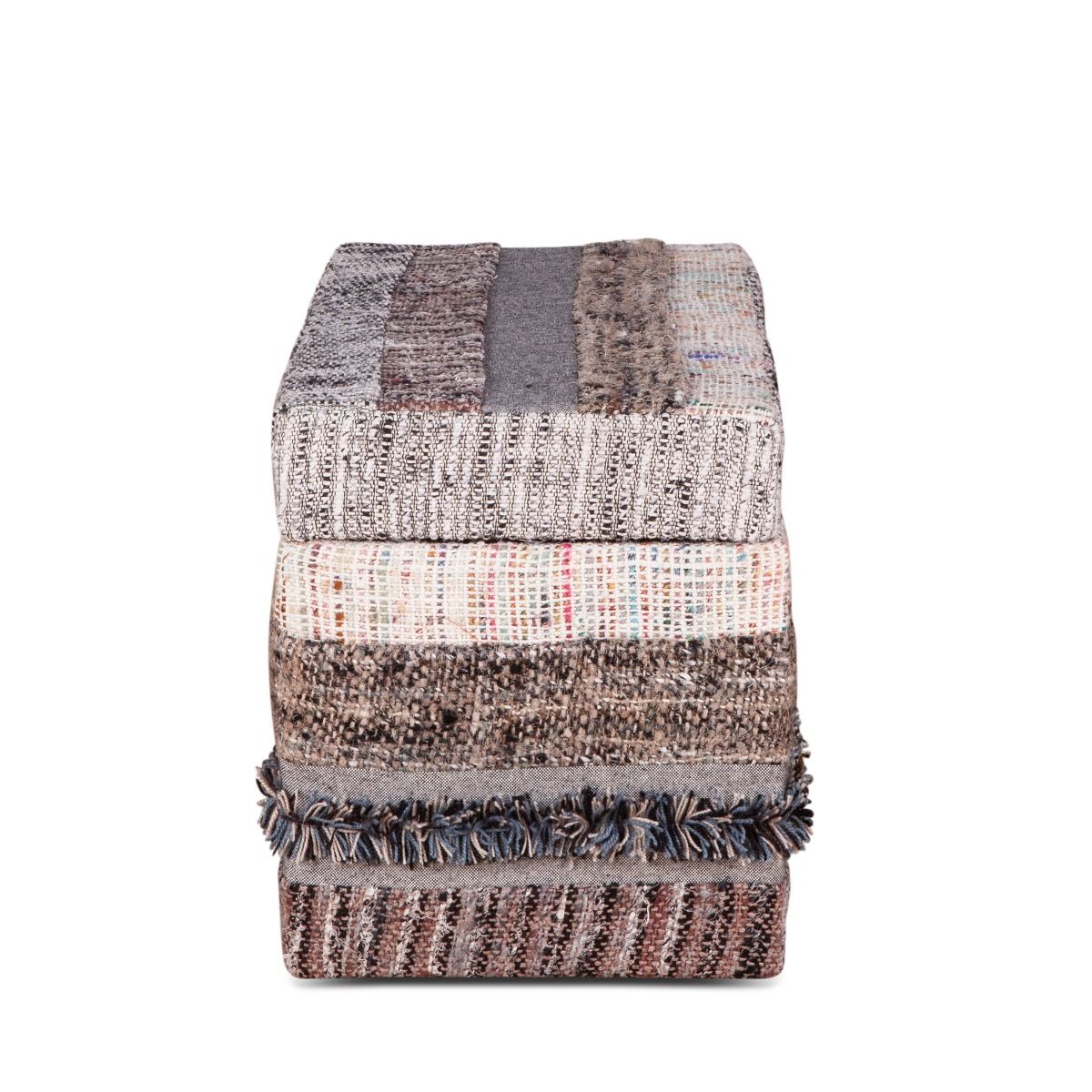 Marrakech 32" Upholstered Multi-Color Accent Storage Ottoman-Home Trends & Designs-HOMETD-FMK-CT32SB-Stools & Ottomans-2-France and Son