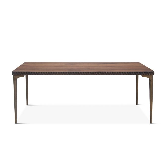 Santa Cruz 78" Two-Toned Dining Table-Home Trends & Designs-HOMETD-FSC-DT78TT-Dining Tables-1-France and Son
