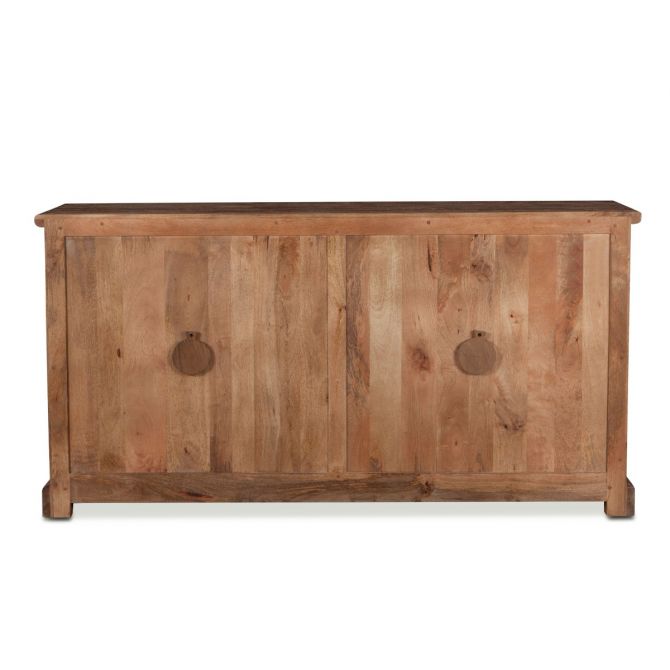 San Rafael 67" Glass Cabinet Antique Oak-Home Trends & Designs-HOMETD-FSR-GC67AO-Bookcases & CabinetsW67"-3-France and Son