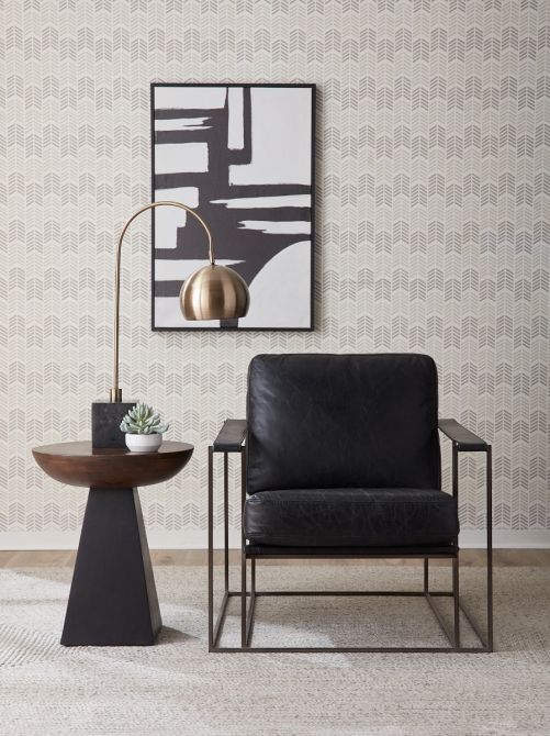 Bogart Modern Arm Chair-Home Trends & Designs-HOMETD-G205-BGAC-EB-Lounge Chairs-2-France and Son