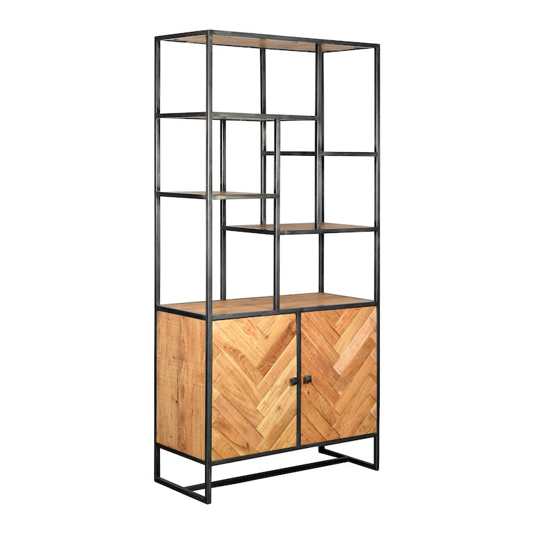 Briscoe Bookcase-Elk Home-ELK-H0805-7438-Bookcases & Cabinets-2-France and Son