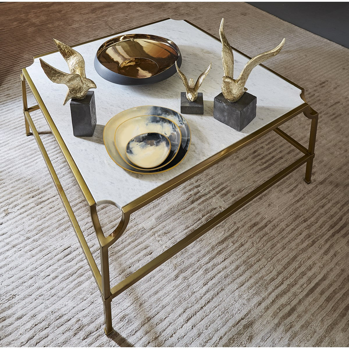 Blain Coffee Table - Antique Brass-Elk Home-ELK-H0805-9916-Coffee Tables-9-France and Son