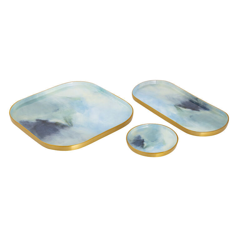 Aura Tray - Set of 3-Elk Home-ELK-H0807-9242/S3-Decorative Objects-1-France and Son