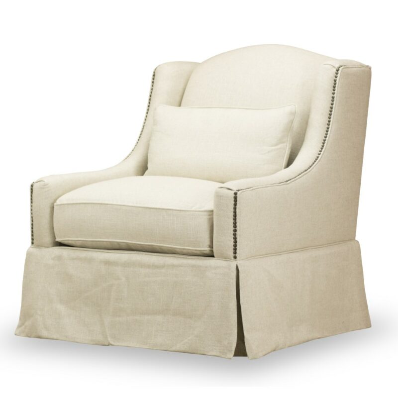 Halston Swivel Chair-Spectra Home-SpectraHome-S3133-10-S-Lounge Chairs-1-France and Son