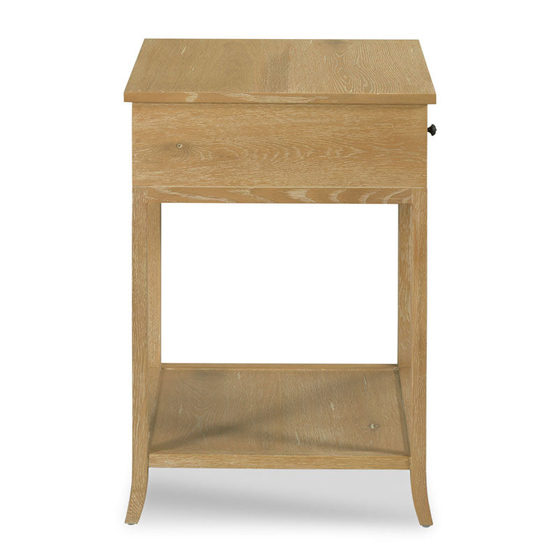 Sincerity Bedside Table-Woodbridge Furniture-WOODB-LL105-23-NightstandsLimewash Finish-4-France and Son