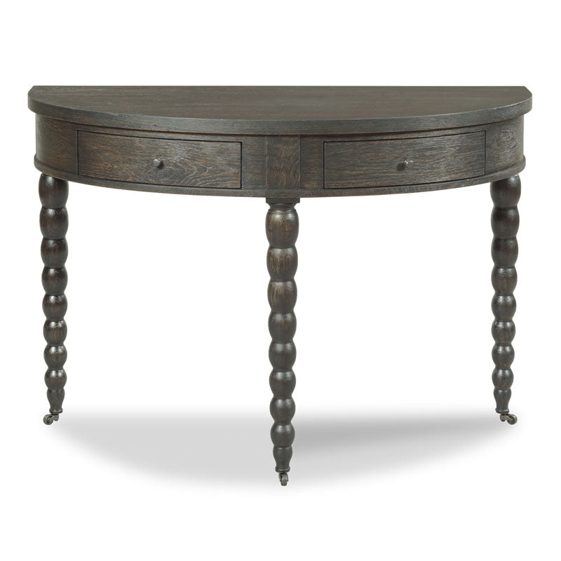 Salutation Demilune Table-Woodbridge Furniture-WOODB-LL305-32-Console Tables-2-France and Son