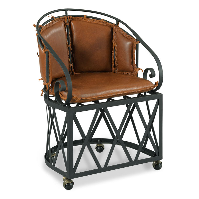 Carpe Diem Chair-Woodbridge Furniture-WOODB-LL703-80-B-Lounge ChairsBrown Leather-1-France and Son