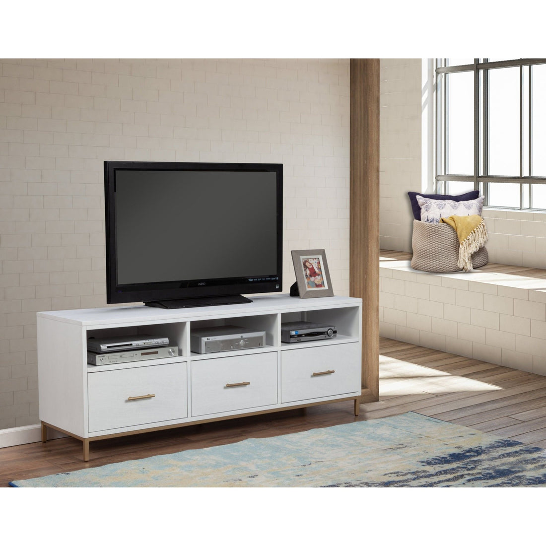 Madelyn TV Console-Alpine Furniture-Alpine-2010-10-Media Storage / TV Stands-6-France and Son
