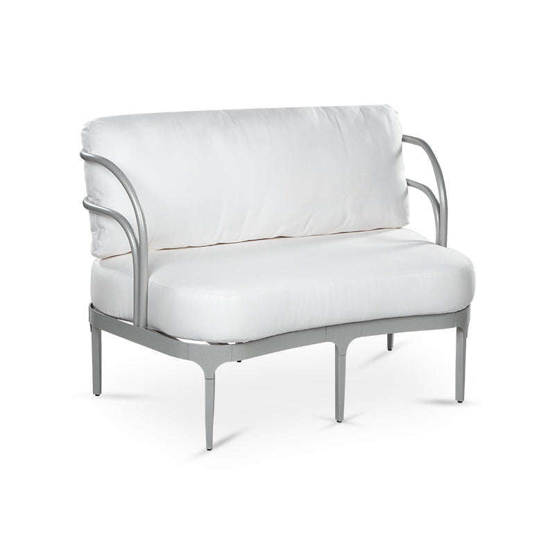 Amalfi Outdoor Loveseat-Woodbridge Furniture-WOODB-O-7000-M9-Outdoor Sofas-2-France and Son