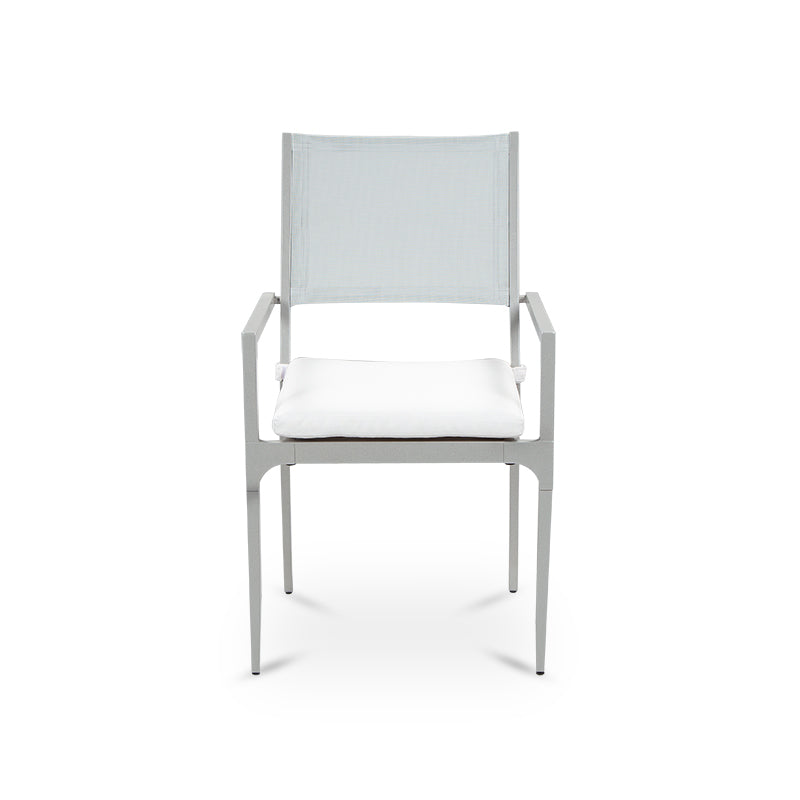Amalfi Stackable Arm Chair-Woodbridge Furniture-WOODB-O-7004-M9-Dining Chairs-3-France and Son