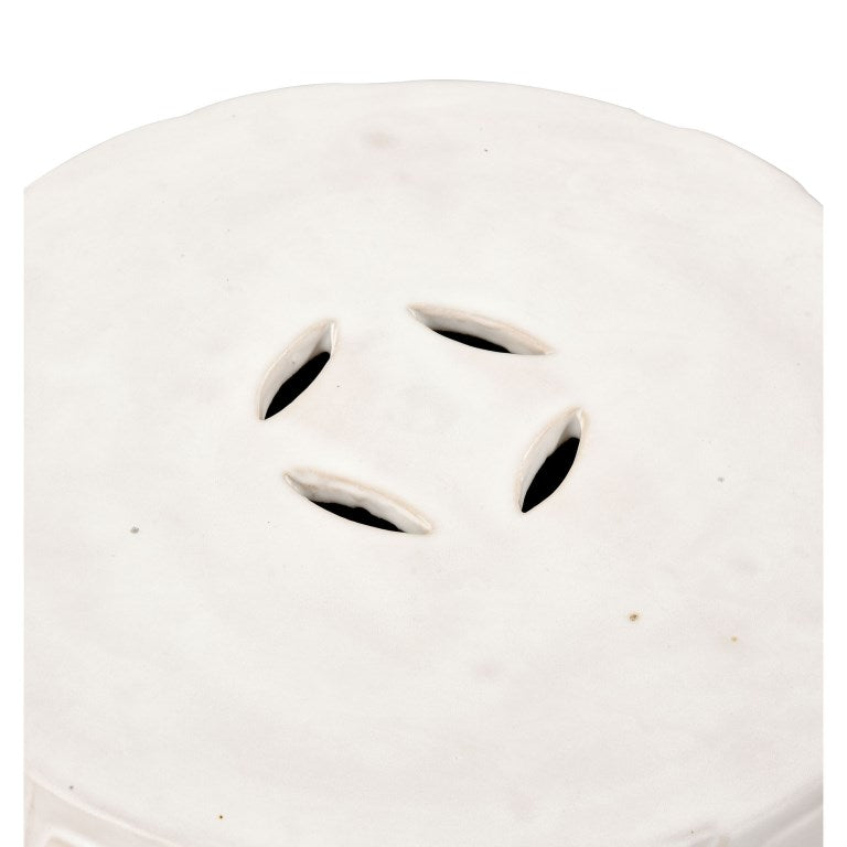 Cambeck Accent Stool - White-Elk Home-ELK-S0015-8103-Stools & Ottomans-3-France and Son