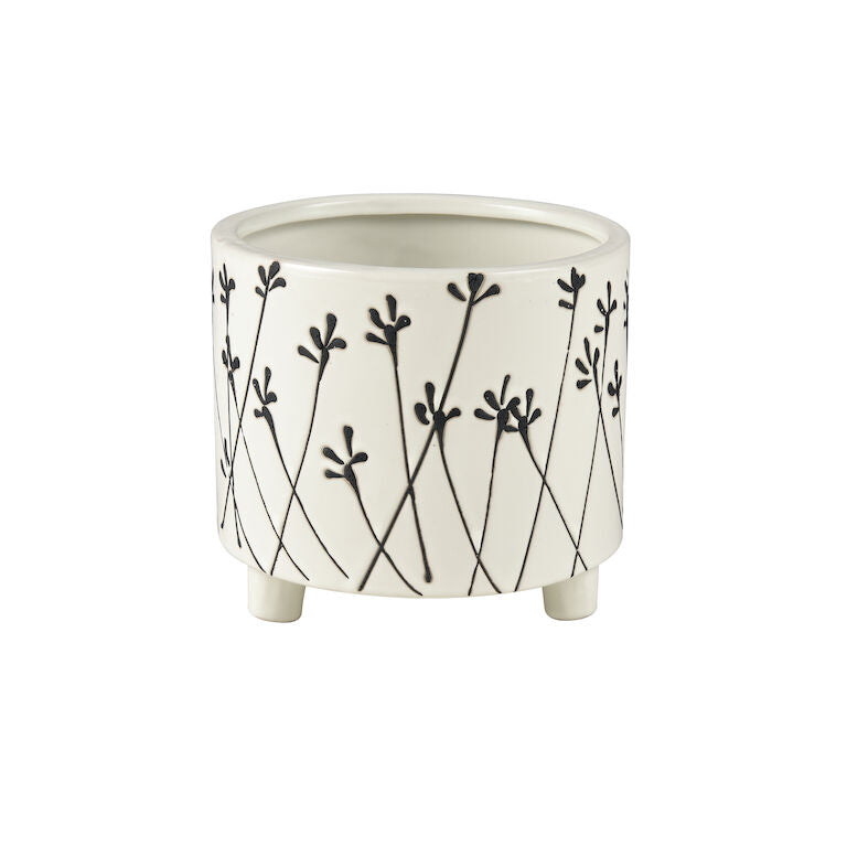 Melton Planter - Small White-Elk Home-ELK-S0017-9728-Planters-1-France and Son